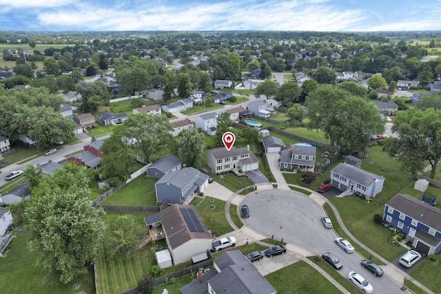 664 Dukewell Pl, Galloway, OH 43119 - aerial overview of property's location featuring nearby suburban area