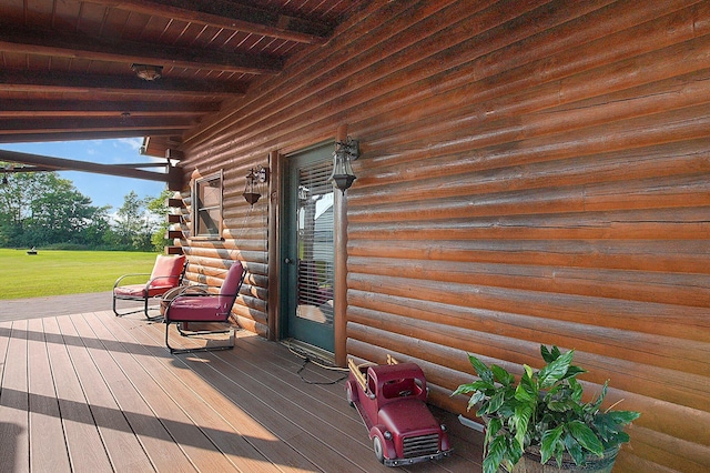 8713 State Route 207, Mount Sterling, OH 43143 - view of wooden deck