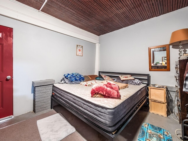 2640-2642 W Broad St, Columbus, OH 43204 - bedroom featuring concrete floors