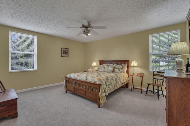 6041 Tetlin Field Dr, New Albany, OH 43054 - carpeted bedroom with baseboards and a textured ceiling