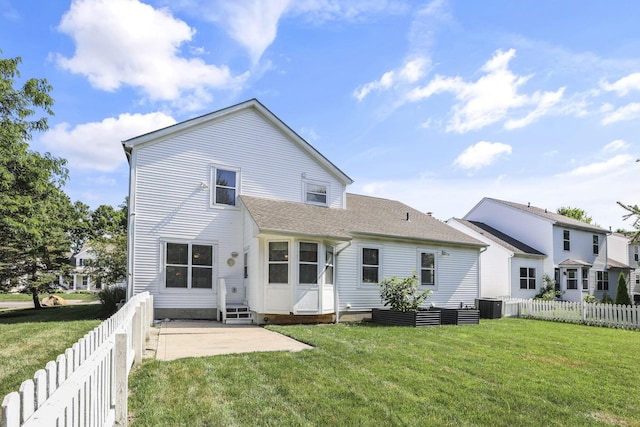 6041 Tetlin Field Dr, New Albany, OH 43054 - rear view of house with a patio and entry steps