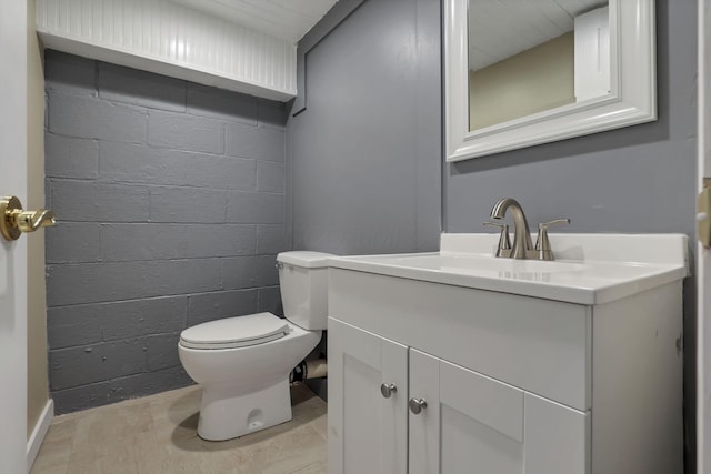 1808 Brentnell Ave, Columbus, OH 43219 - bathroom with vanity and tile patterned floors
