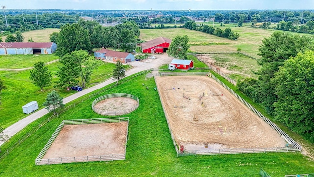 3910 Summit View Rd, Dublin, OH 43016 - overview of rural landscape