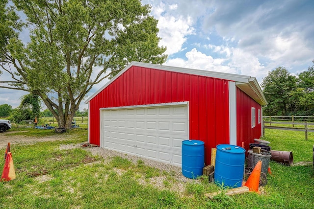 3910 Summit View Rd, Dublin, OH 43016 - view of detached garage