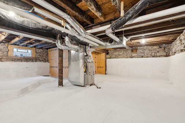86 W N Broadway, Columbus, OH 43214 - below grade area featuring heating unit