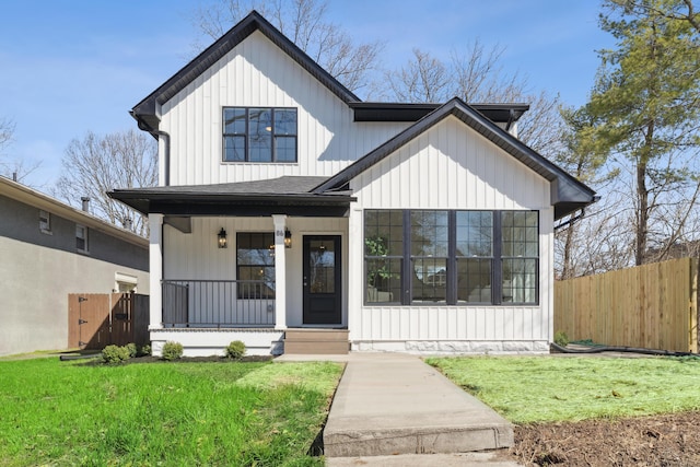 86 W N Broadway, Columbus, OH 43214 - view of front of home featuring covered porch and board and batten siding