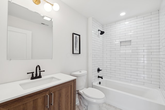 86 W N Broadway, Columbus, OH 43214 - bathroom featuring vanity, washtub / shower combination, and tile patterned floors