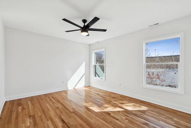 86 W N Broadway, Columbus, OH 43214 - unfurnished room with light wood finished floors and a ceiling fan