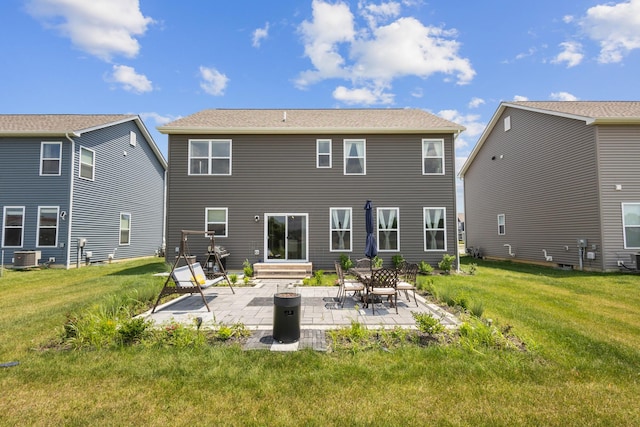 6750 Constitution Way, Powell, OH 43065 - rear view of house with a patio and a yard