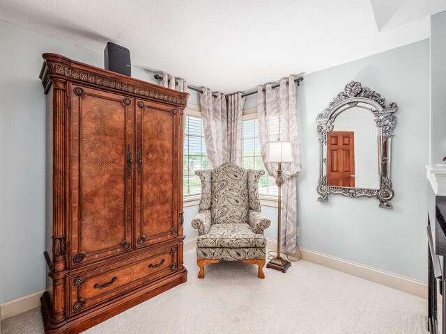 6676 Ballantrae Pl, Dublin, OH 43016 - living area with carpet flooring and baseboards