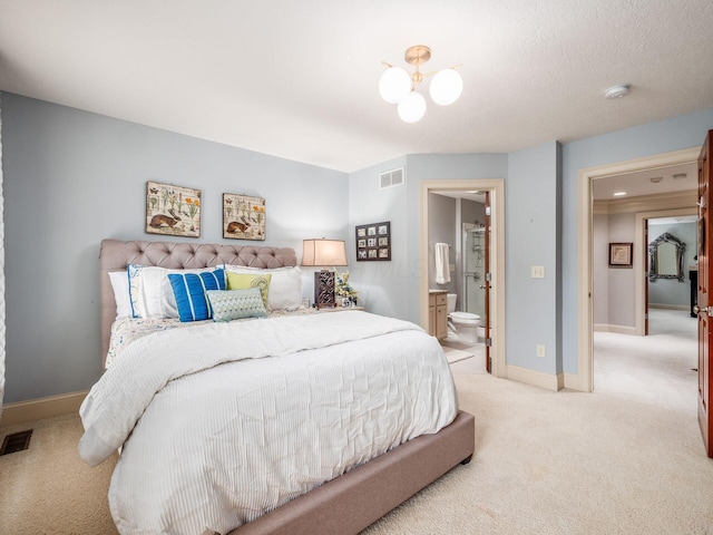 6676 Ballantrae Pl, Dublin, OH 43016 - bedroom with light carpet and ensuite bath