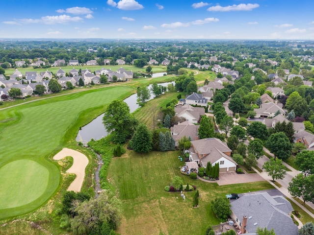 6676 Ballantrae Pl, Dublin, OH 43016 - aerial overview of property's location featuring nearby suburban area and a large body of water