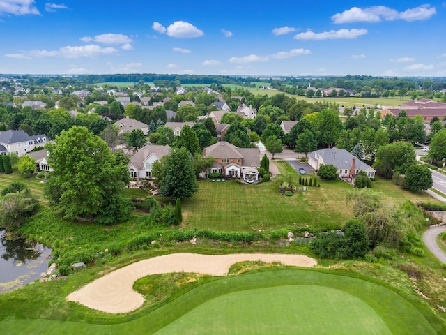 6676 Ballantrae Pl, Dublin, OH 43016 - aerial view of residential area with a golf club