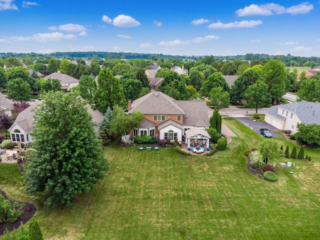 6676 Ballantrae Pl, Dublin, OH 43016 - aerial view of property and surrounding area