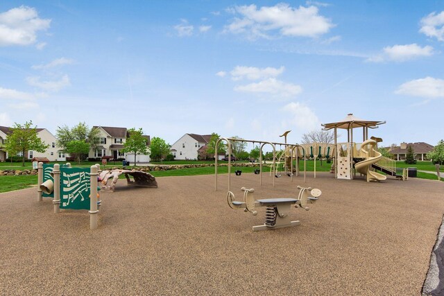 6676 Ballantrae Pl, Dublin, OH 43016 - community playground featuring a residential view