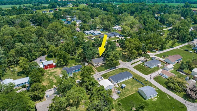 13376 Maple Rd NE, Thornville, OH 43076 - aerial overview of property's location with nearby suburban area