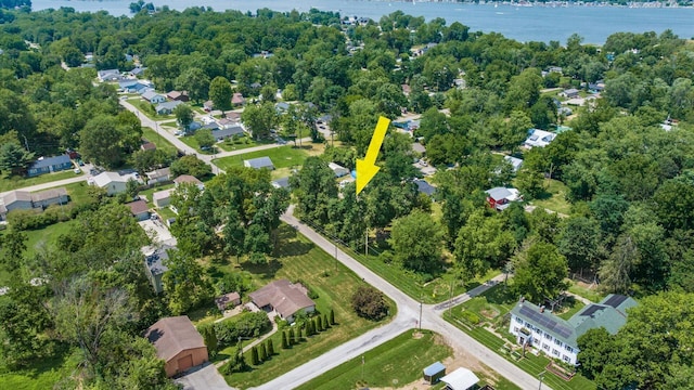 13376 Maple Rd NE, Thornville, OH 43076 - aerial view of property and surrounding area with a nearby body of water