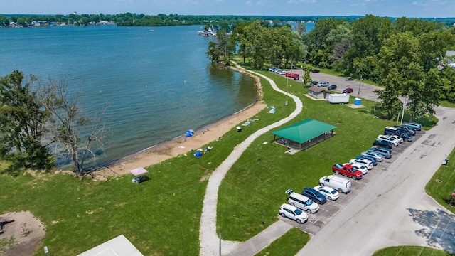 13376 Maple Rd NE, Thornville, OH 43076 - drone / aerial view of a nearby body of water