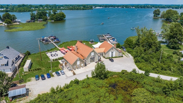 13376 Maple Rd NE, Thornville, OH 43076 - drone / aerial view of a nearby body of water