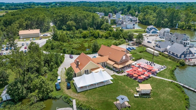 13376 Maple Rd NE, Thornville, OH 43076 - bird's eye view of a large body of water