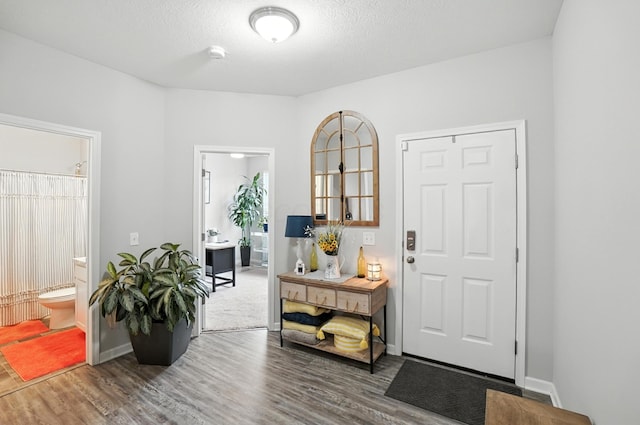 172 Rosewood Loop SE, Commercial Point, OH 43116 - foyer entrance featuring wood finished floors and baseboards