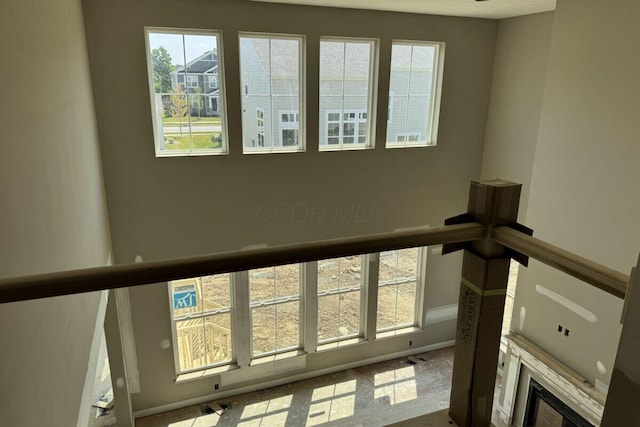 6938 Stillhouse Ln, Dublin, OH 43016 - stairway featuring plenty of natural light
