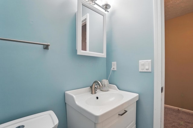 6803 Alex Dr, Canal Winchester, OH 43110 - half bathroom featuring vanity and toilet