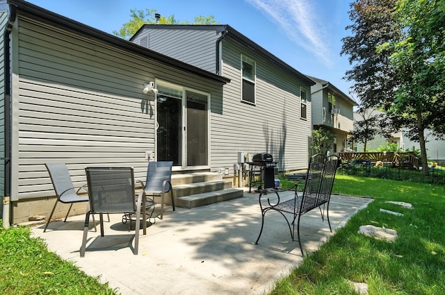 6803 Alex Dr, Canal Winchester, OH 43110 - view of patio with entry steps and area for grilling