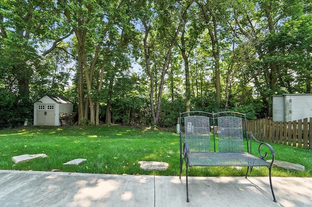 6803 Alex Dr, Canal Winchester, OH 43110 - view of yard with a storage unit