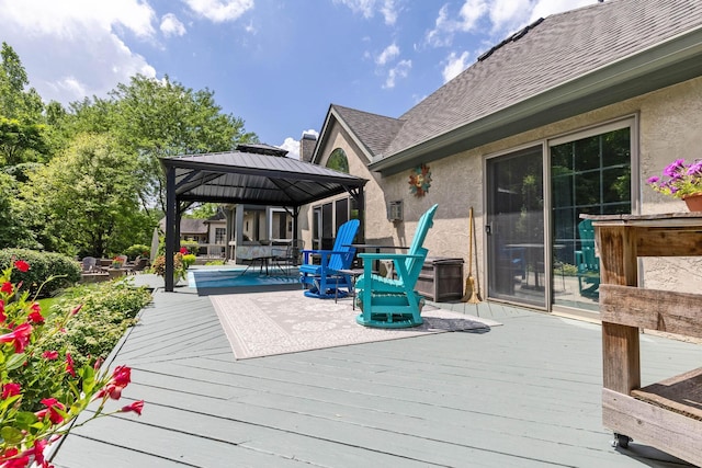 5232 Lola Way, Columbus, OH 43235 - deck featuring a gazebo