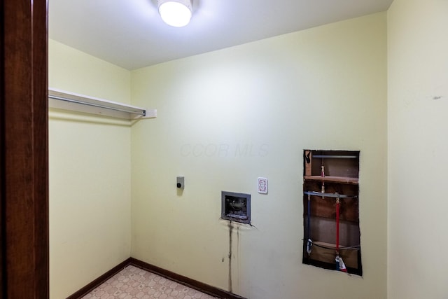 2052 Lorimer Dr NE, Newark, OH 43055 - washroom with electric dryer hookup and baseboards