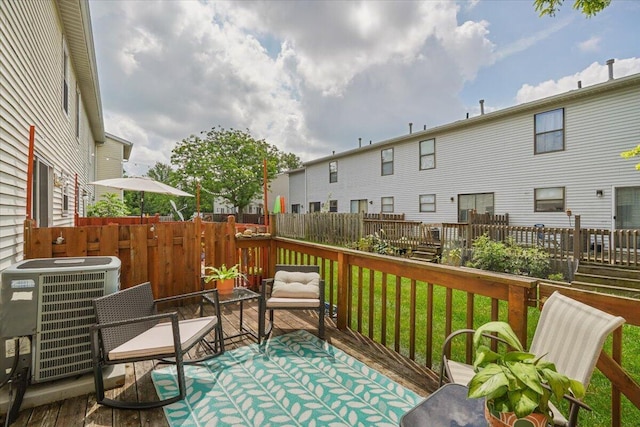 907 Soramill Ln Unit 8E, Columbus, OH 43085 - view of wooden terrace