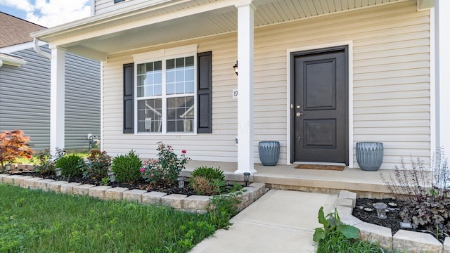 1968 Highbridge St, Newark, OH 43055 - property entrance featuring covered porch