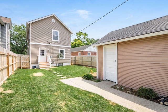 1293 Avondale Ave, Columbus, OH 43212 - rear view of property with a fenced backyard and entry steps