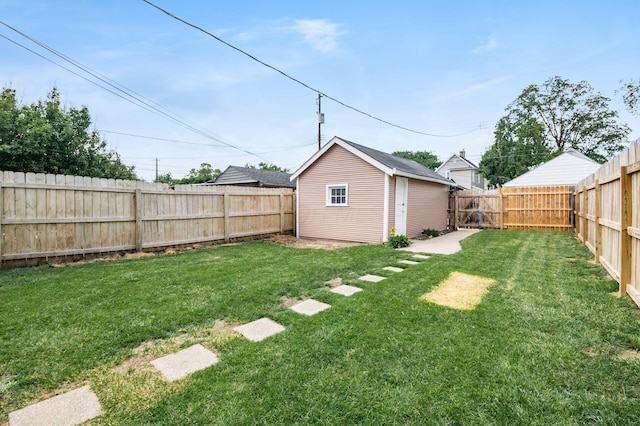 1293 Avondale Ave, Columbus, OH 43212 - fenced backyard featuring an outdoor structure