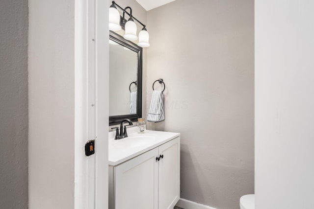 226 N Southampton Ave, Columbus, OH 43204 - half bath featuring vanity and toilet
