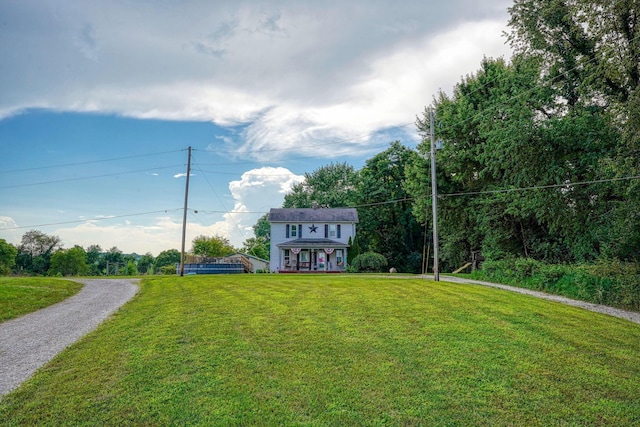 1715 Carroll Southern Rd NW, Carroll, OH 43112 - view of front of property with a front lawn and driveway