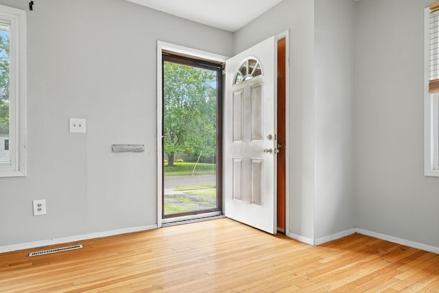 1193 Marble Dr, Columbus, OH 43227 - entrance foyer featuring wood-type flooring and baseboards
