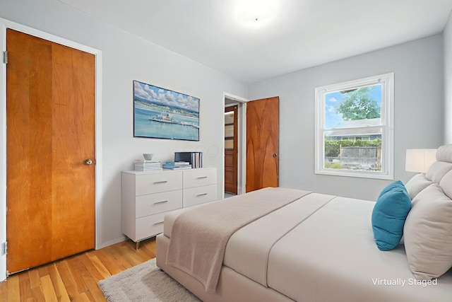 1193 Marble Dr, Columbus, OH 43227 - bedroom with light wood-style floors and baseboards