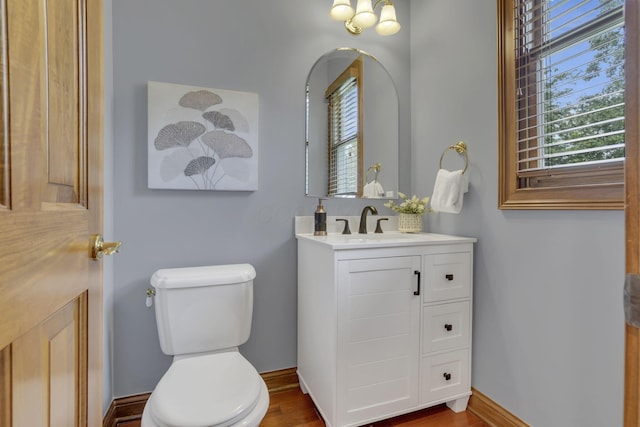 2773 Eleanor Way, Lewis Center, OH 43035 - bathroom with vanity and wood finished floors