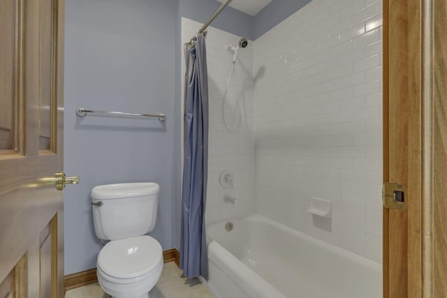 2773 Eleanor Way, Lewis Center, OH 43035 - bathroom with toilet and shower / bathtub combination with curtain