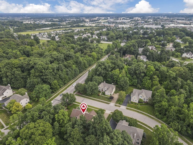2773 Eleanor Way, Lewis Center, OH 43035 - aerial overview of property's location with nearby suburban area
