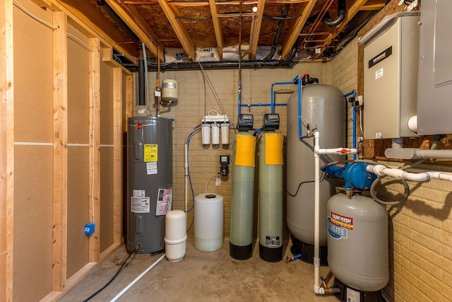 6247 State Route 61, Shelby, OH 44875 - utility room featuring water heater