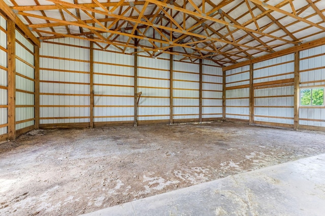 6247 State Route 61, Shelby, OH 44875 - garage with metal wall