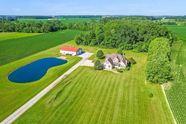 6247 State Route 61, Shelby, OH 44875 - overview of rural landscape featuring a large body of water