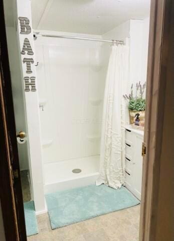 1231 Parkway Dr Lot # 26, Logan, OH 43138 - full bath with a shower with shower curtain and vanity