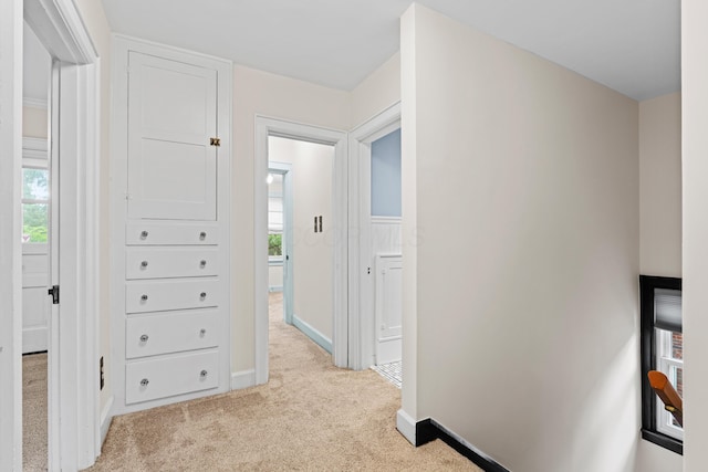 99 E N Broadway St, Columbus, OH 43214 - hall with light colored carpet and baseboards