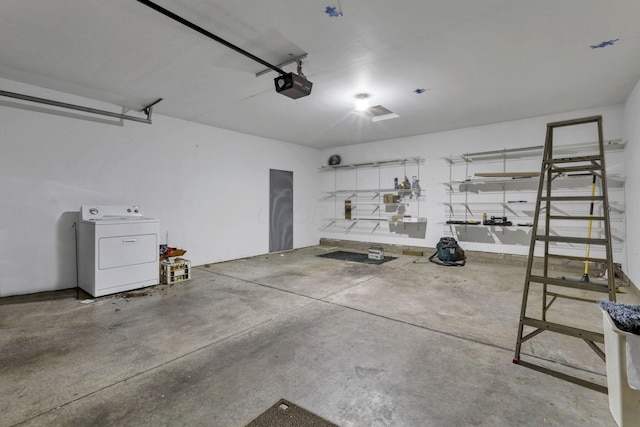 892 Shelbourne Pl, Newark, OH 43055 - garage with washer / clothes dryer and a garage door opener