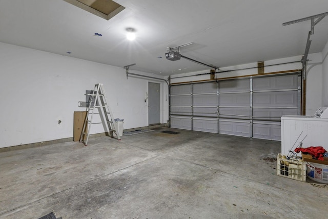 892 Shelbourne Pl, Newark, OH 43055 - garage featuring washer / clothes dryer and a garage door opener