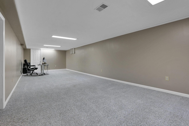 54 Barry Rd SW, Reynoldsburg, OH 43068 - finished below grade area featuring carpet and baseboards